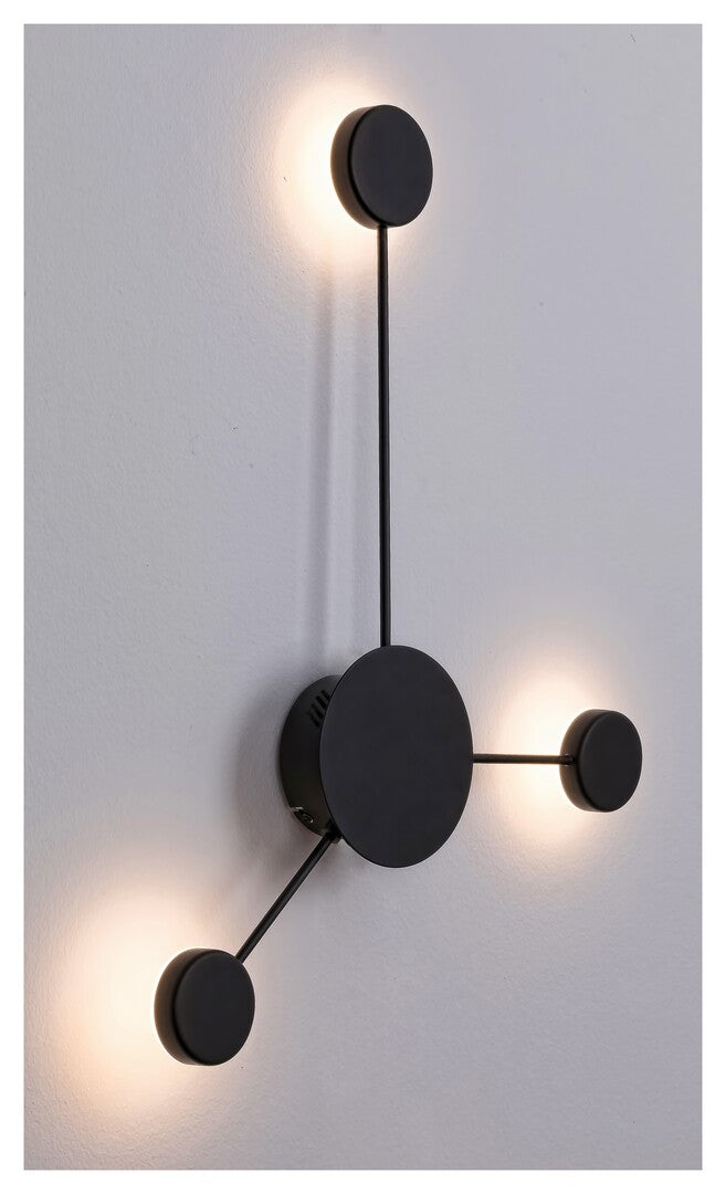 Amadeo RABALUX – LED wall lamp 10W, black, minimal style