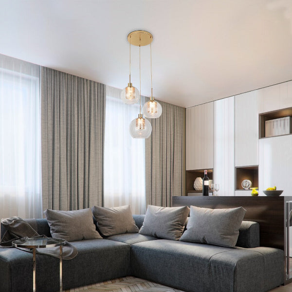 Philana Pendant Lamp - Modern Design with Gold Base
