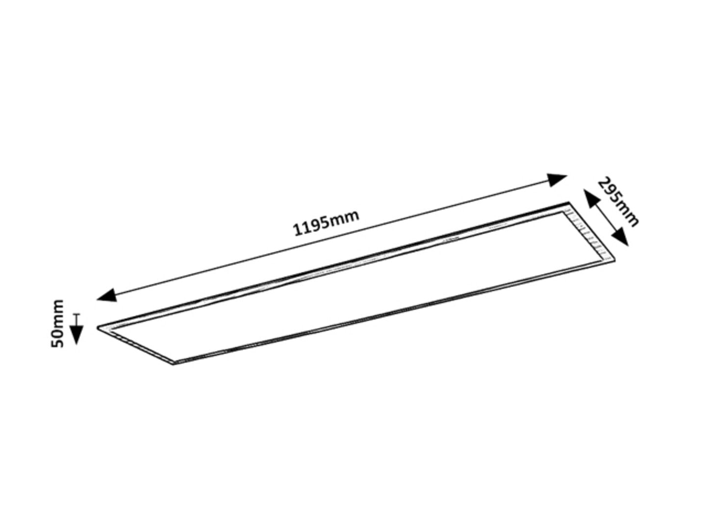 Ceiling lamp Almond RABALUX – LED 40W, beech and white, modern style