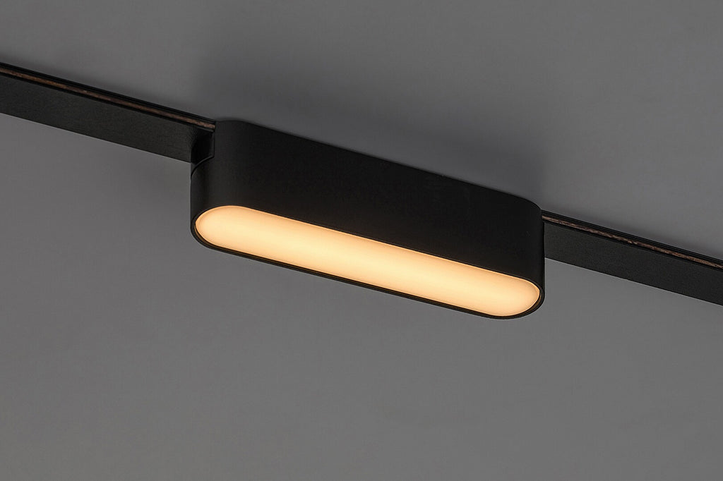 Linear module LiTrack Line01W – RABALUX, black, 6W, warm light