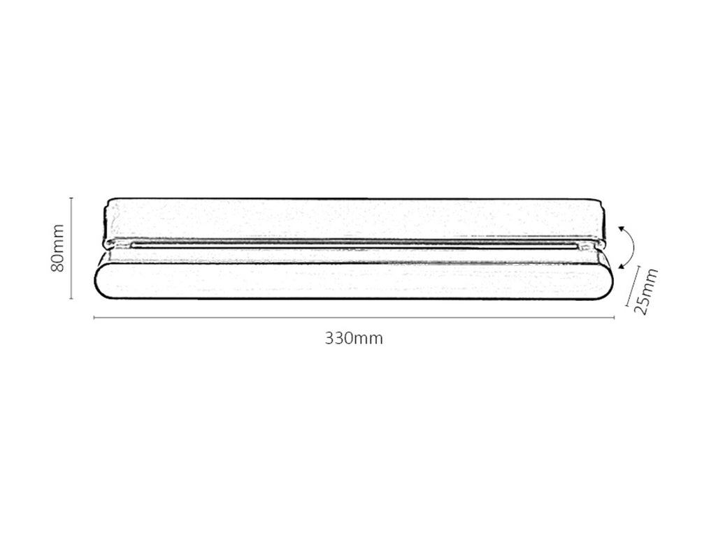 Linear module LiTrack Line16W – RABALUX, 16W, 3000K, magnetic rail system