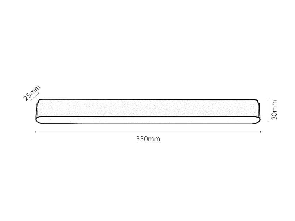 Linear luminaire LiTrack Line08N – RABALUX, 16W, 4000K, for track system