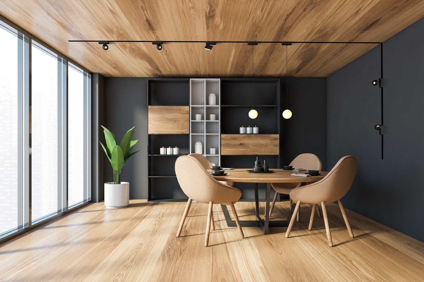 Smart релсови системи LiTrack мотирани в интериор.