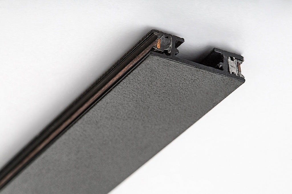 Black aluminum rail 1m LiTrack Rail – for RABALUX rail system