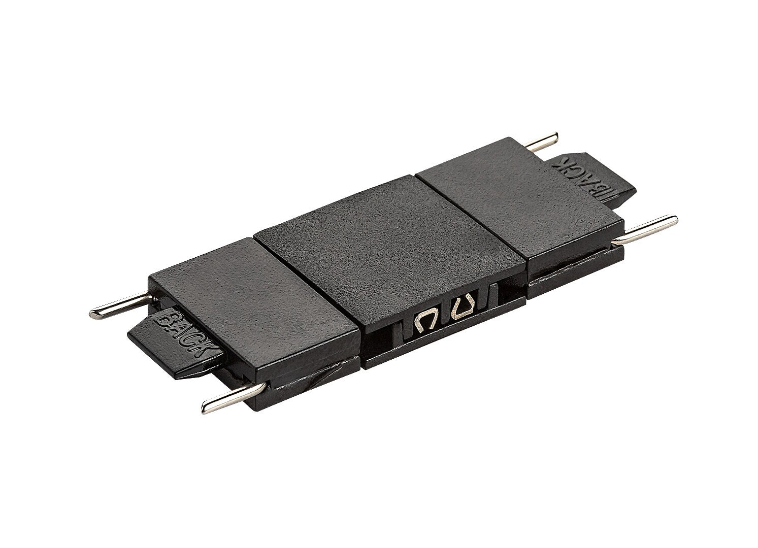 LiTrack Connect+ – connecting element for RABALUX track system, black, 24V