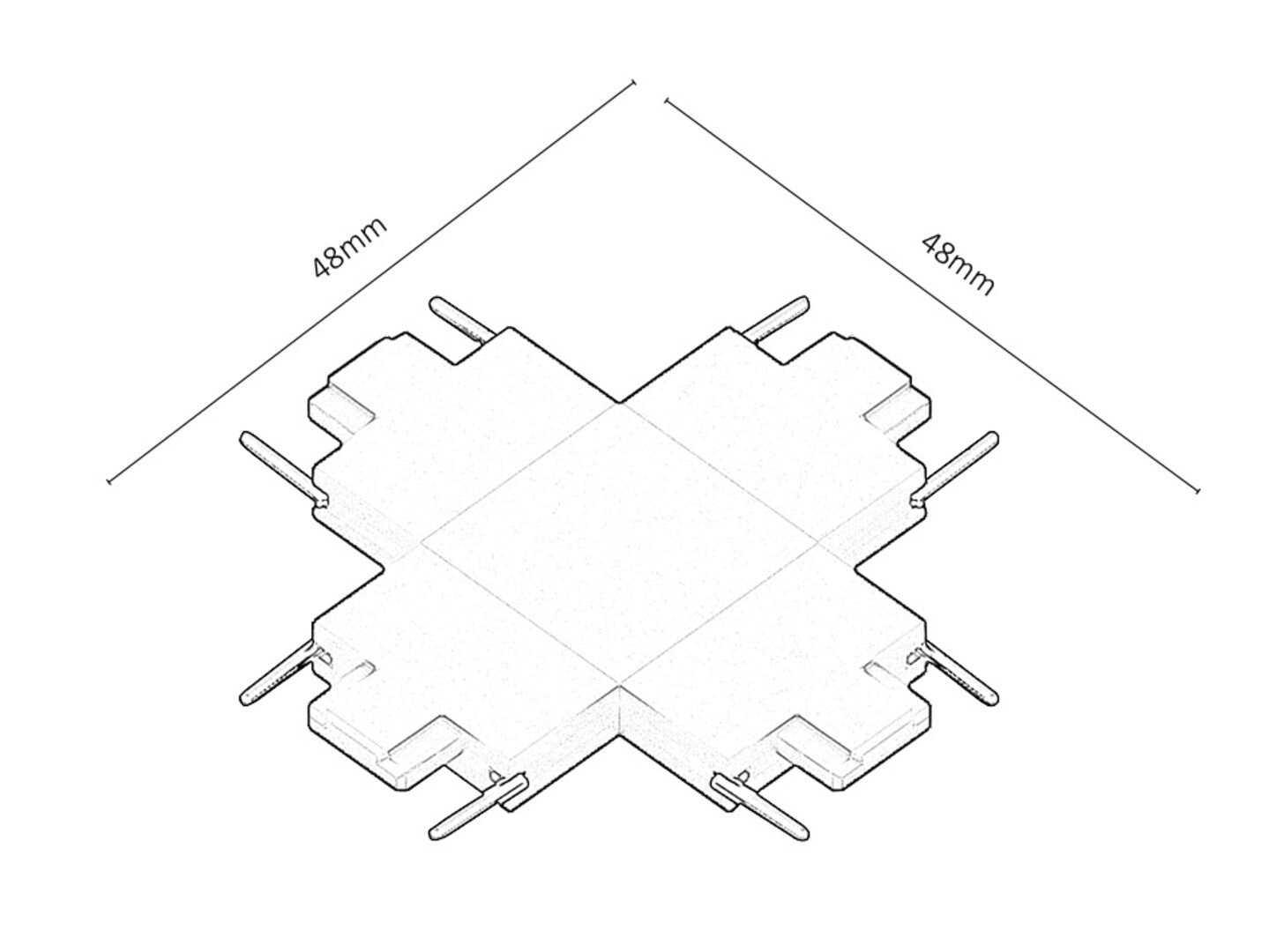 LiTrack Connect+ connector – RABALUX, black