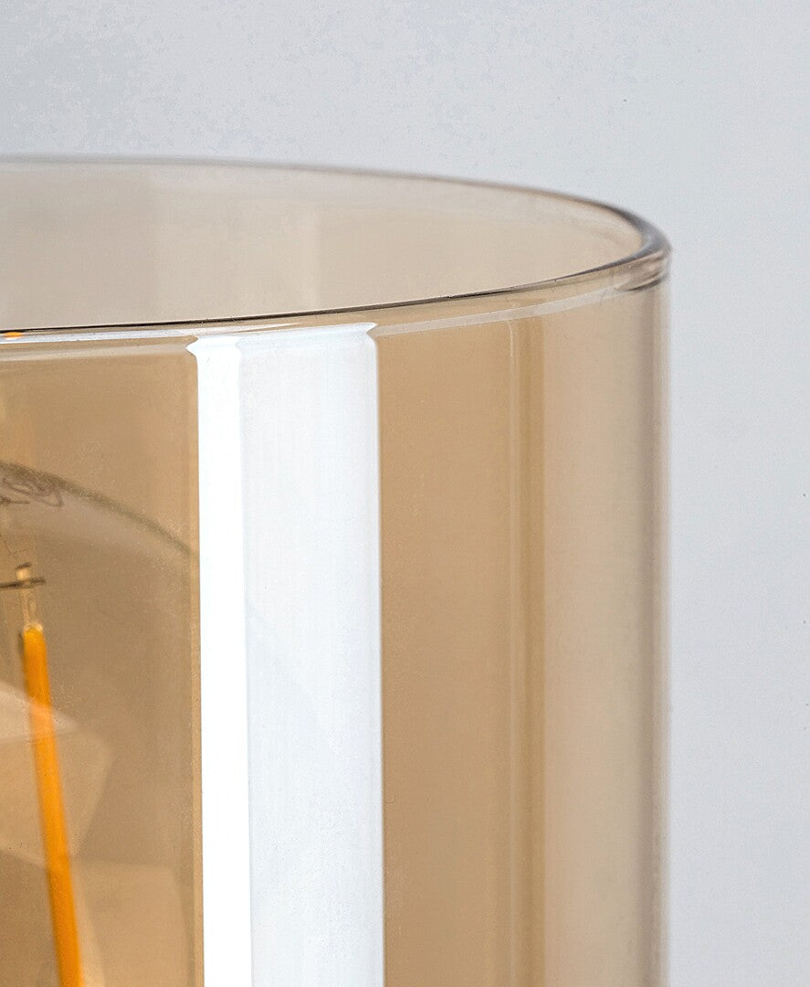 Niylah – Modern wall lamp RABALUX with amber glass shade