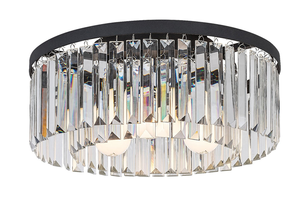 Eloisa – RABALUX ceiling lamp with 3 glass lampshades