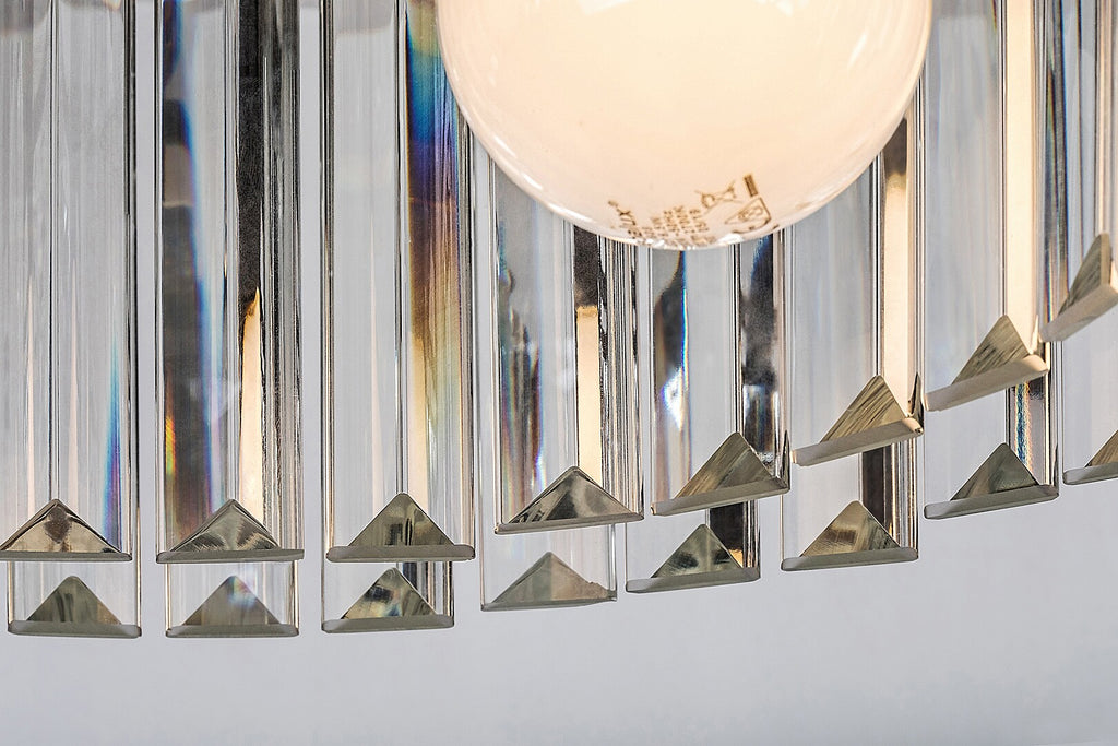 Eloisa – RABALUX ceiling lamp with 3 glass lampshades