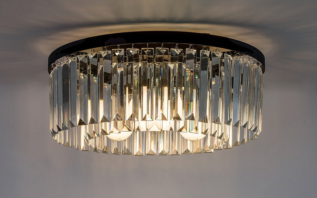 Eloisa – RABALUX ceiling lamp with 3 glass lampshades