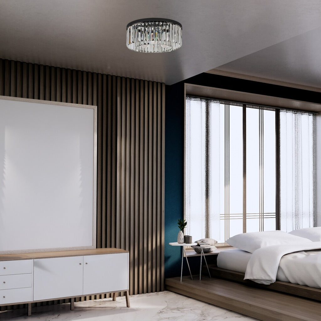 Eloisa – RABALUX ceiling lamp with 3 glass lampshades