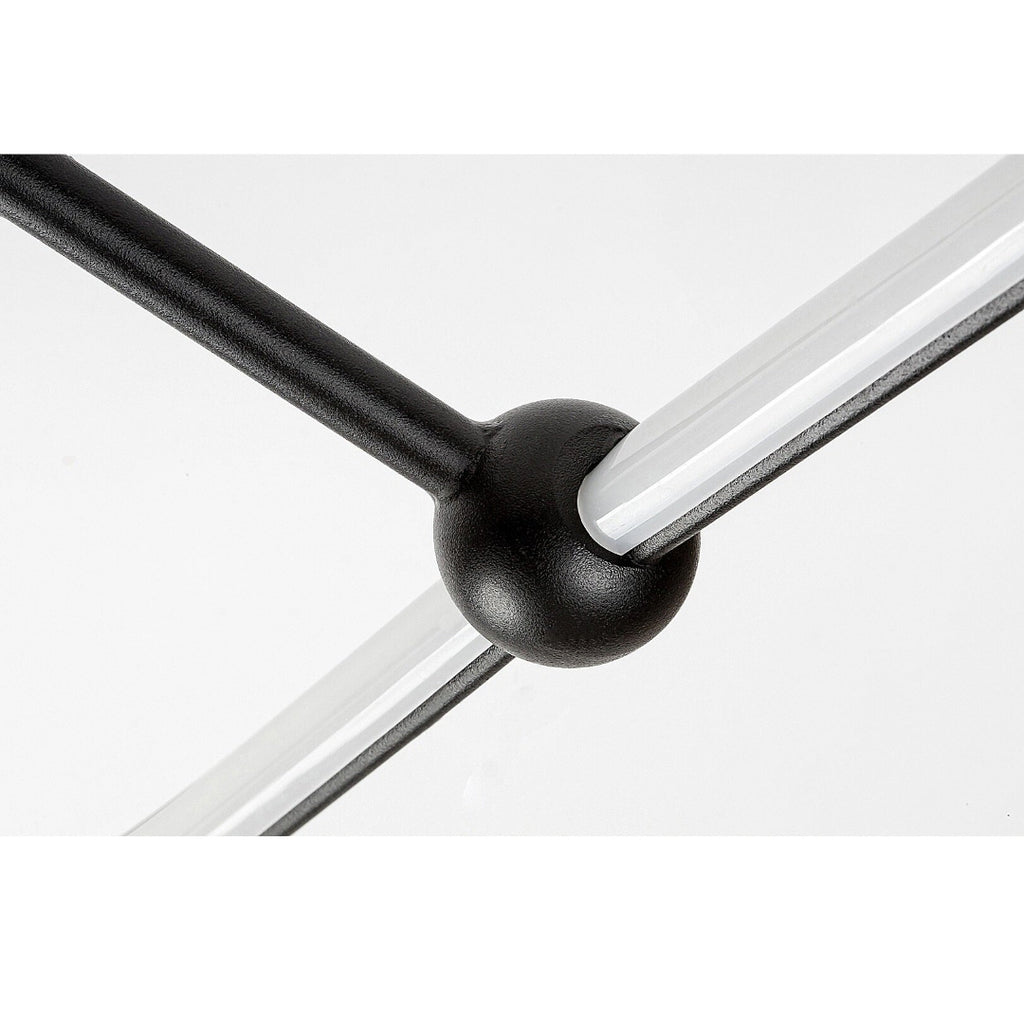 Mirossi – ceiling lamp, black matte, modern style
