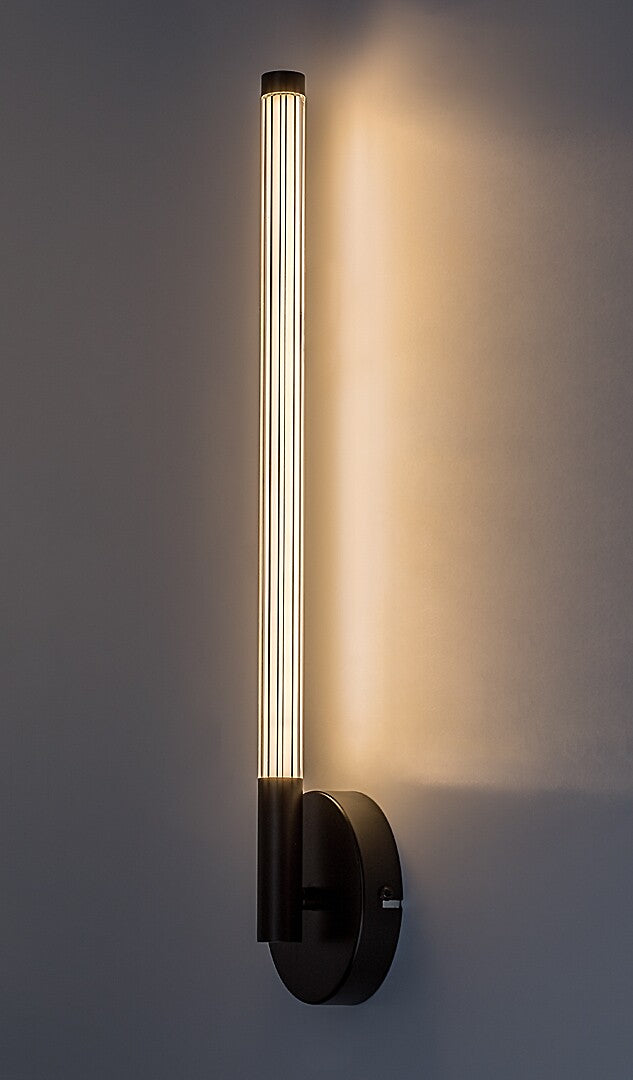 Nivaro – LED wall light 6W, black, minimalist | RABALUX