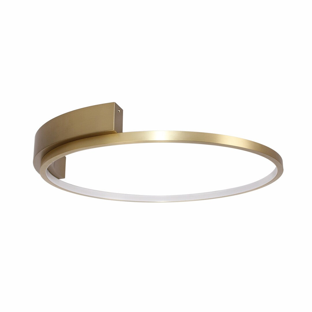 Holize – RABALUX LED ceiling light, 23W, 4000K, golden round design
