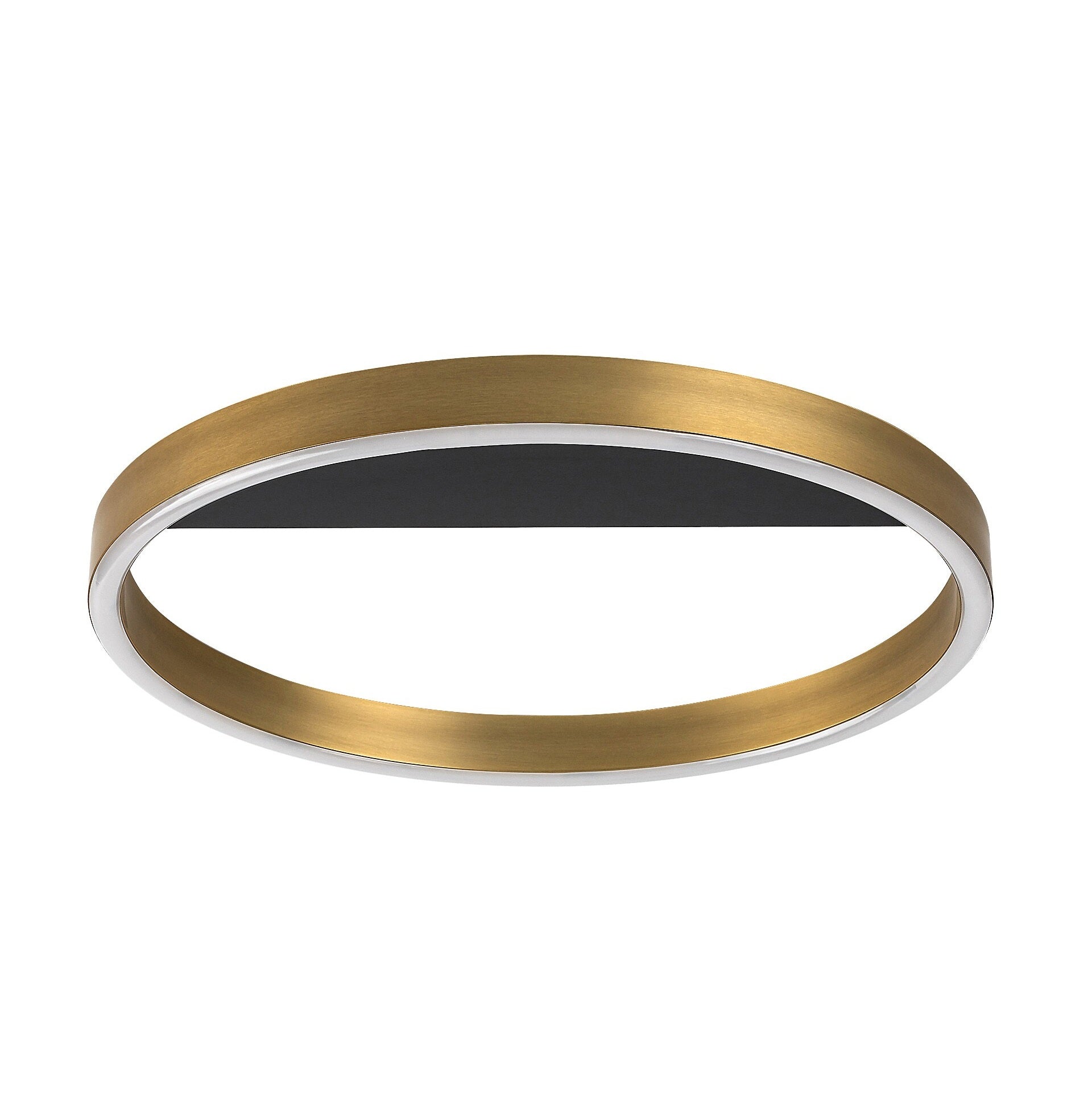 THRIC | LED ceiling light Ø40 cm – black and gold, 20W