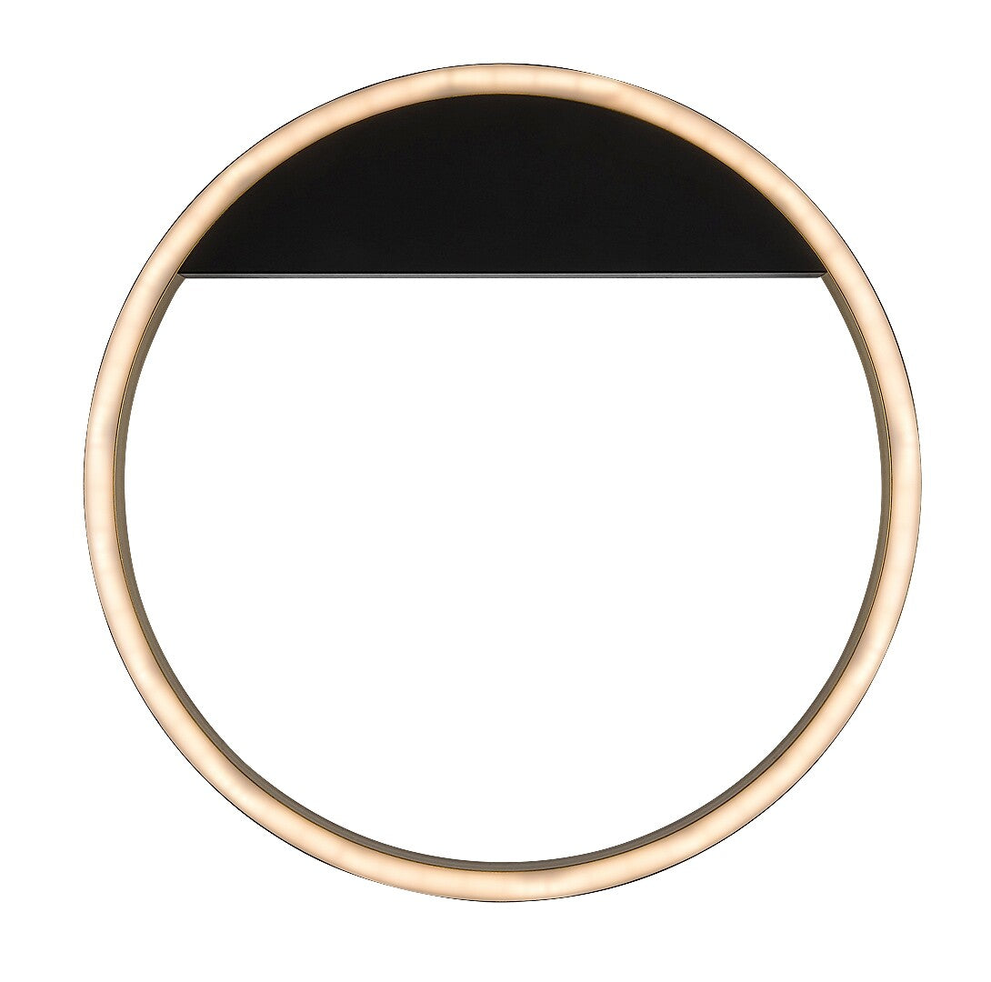 THRIC | LED ceiling light Ø40 cm – black and gold, 20W