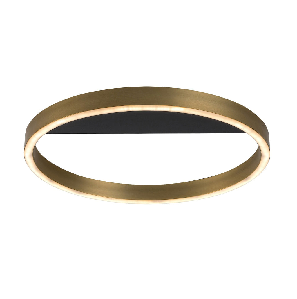 THRIC | LED ceiling light Ø40 cm – black and gold, 20W