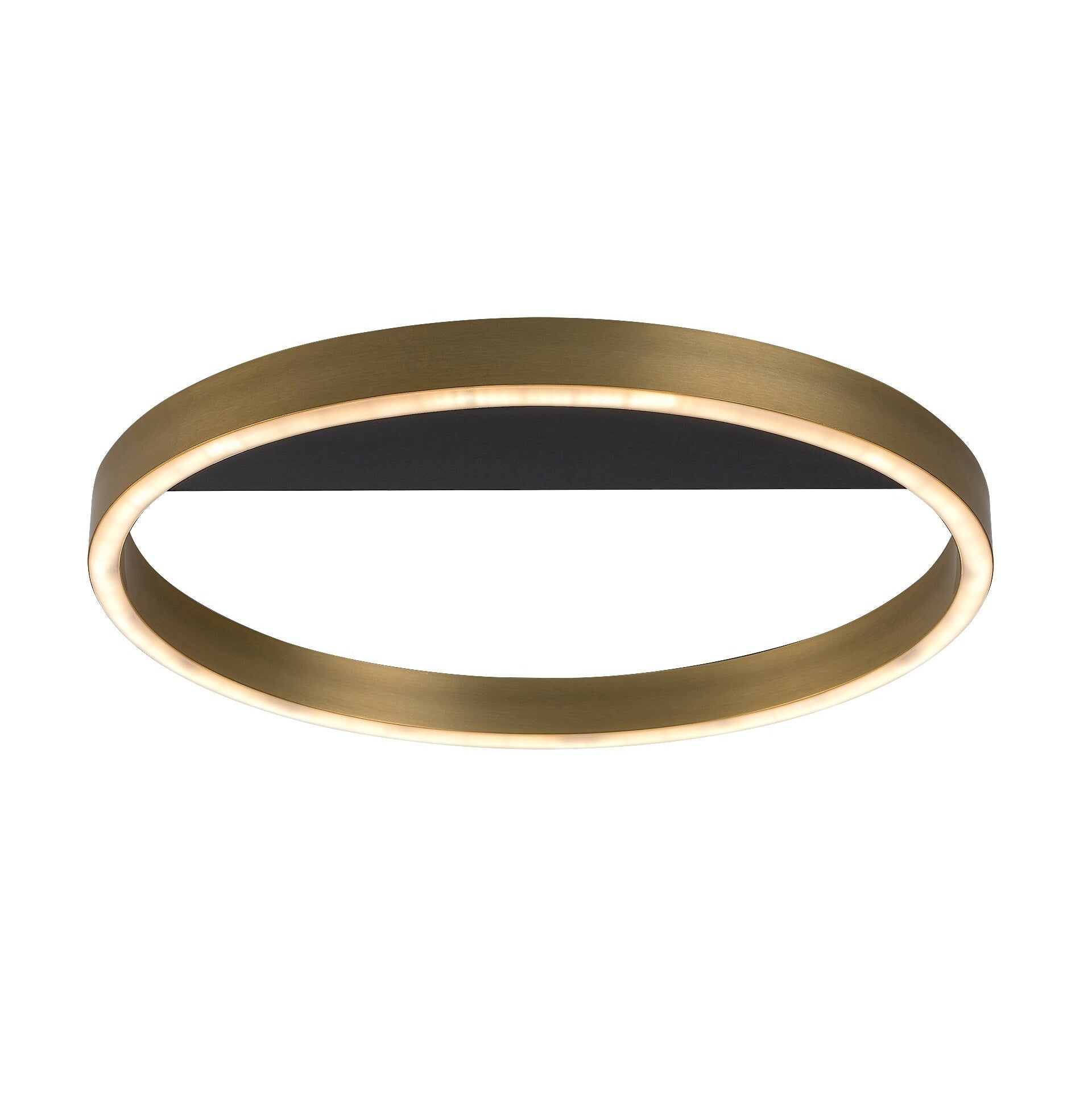 THRIC | LED ceiling light Ø40 cm – black and gold, 20W