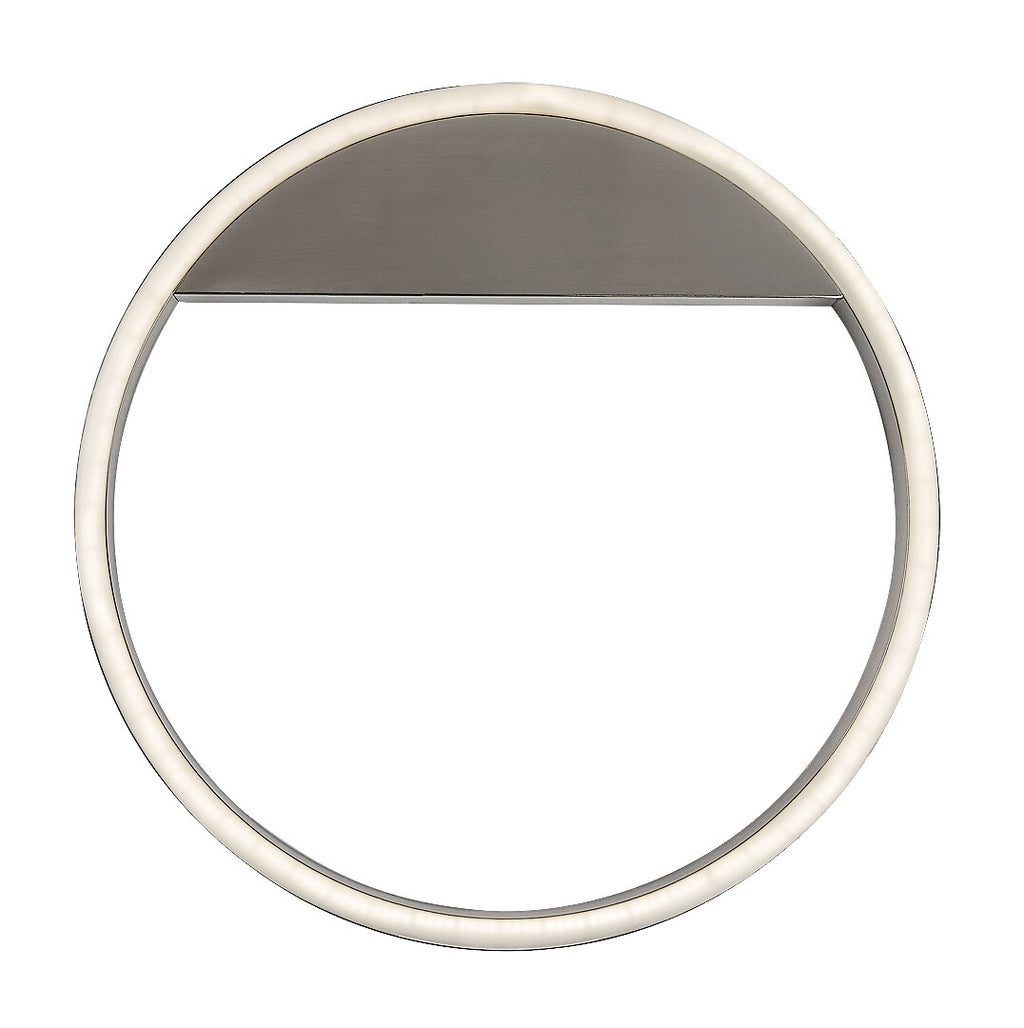 THRAC | LED ceiling light Ø40 cm – silver, 20W, modern style