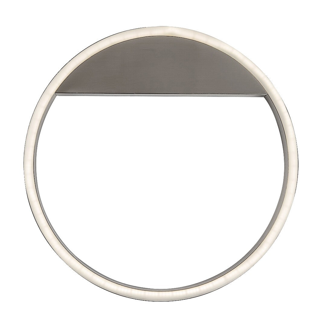 THRAC | LED ceiling light Ø40 cm – silver, 20W, modern style
