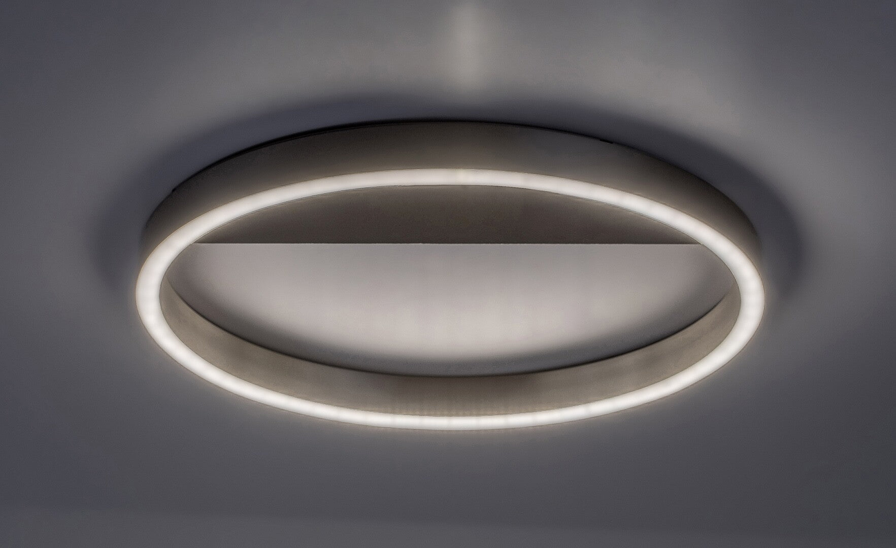 THRAC | LED ceiling light Ø40 cm – silver, 20W, modern style