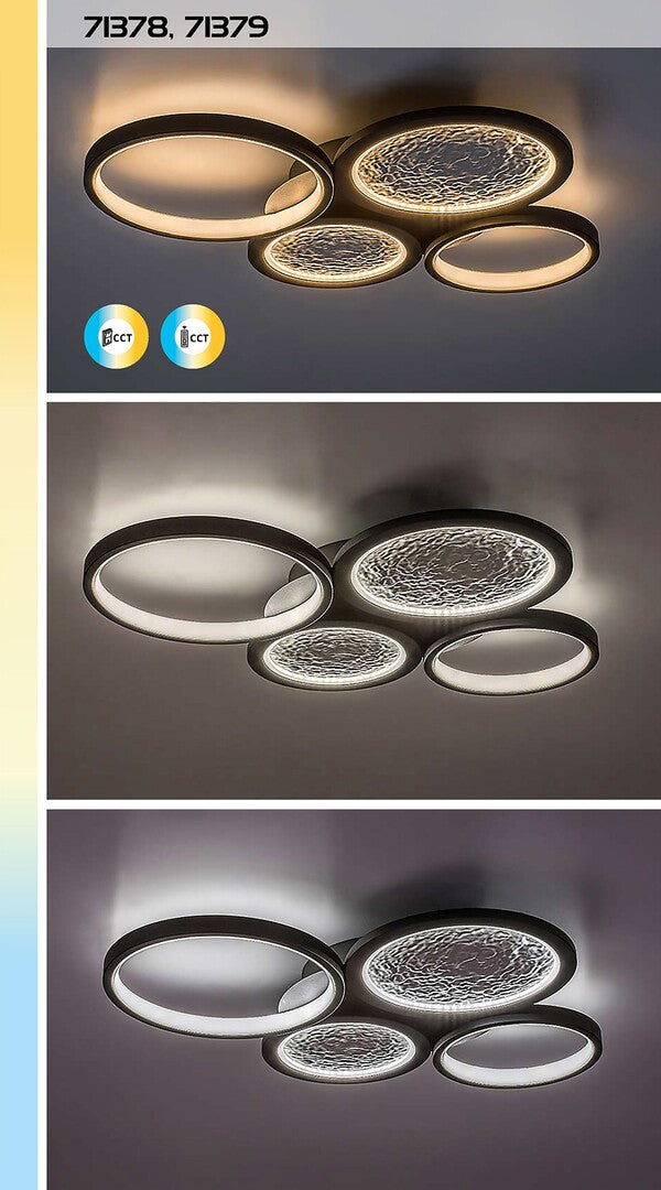 LED ceiling lamp Aranis RABALUX – 40W, with remote control and moon effect