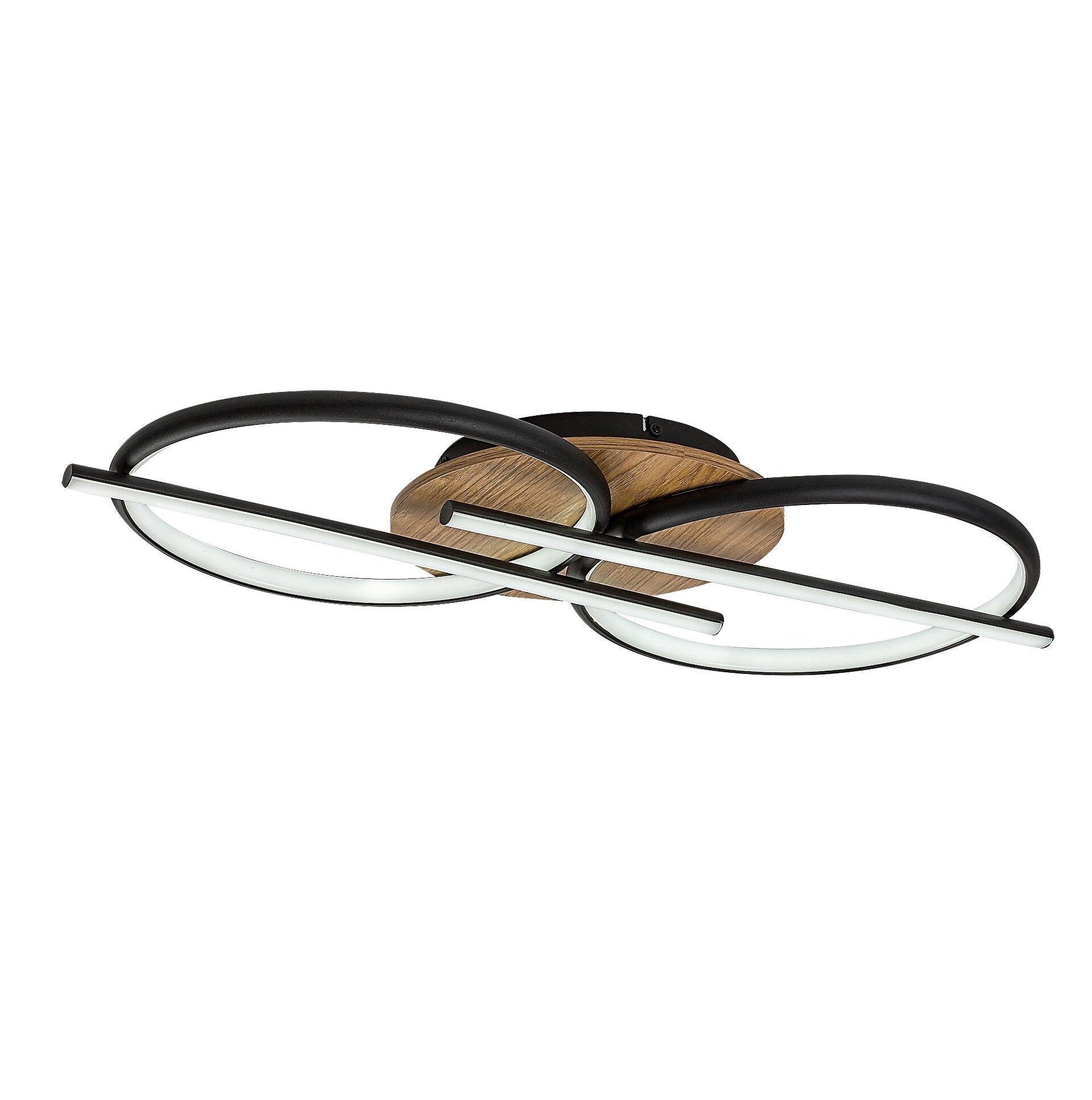 Modern LED ceiling lamp Arash RABALUX – 40W, 3 lights, wood and metal