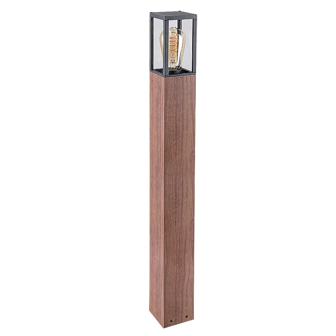 Wales RABALUX – Outdoor floor lamp, E27, aluminum, oak