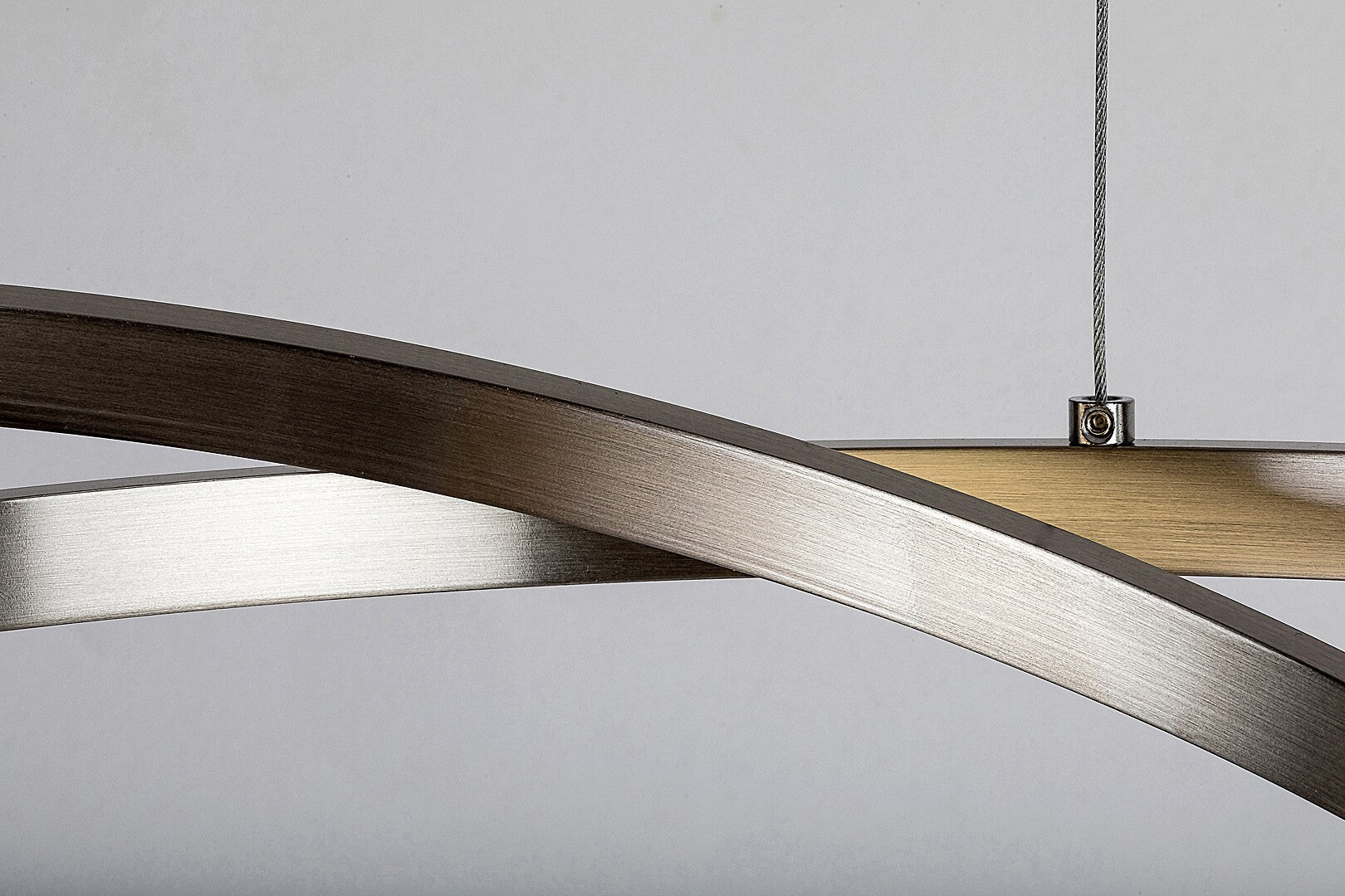 Esilda RABALUX LED pendant lamp – elegant light in attenuated chrome