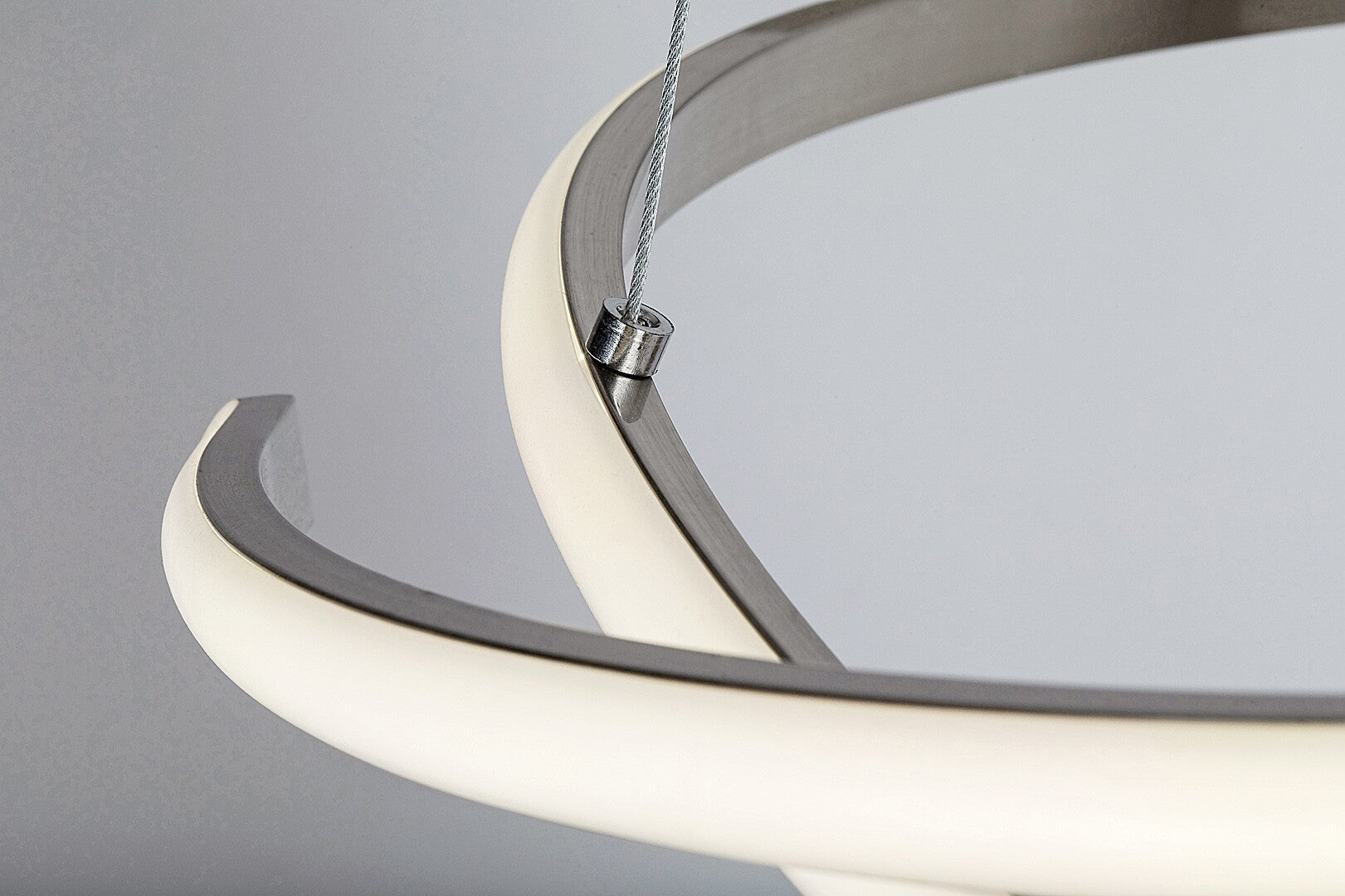 Esilda RABALUX LED pendant lamp – elegant light in attenuated chrome