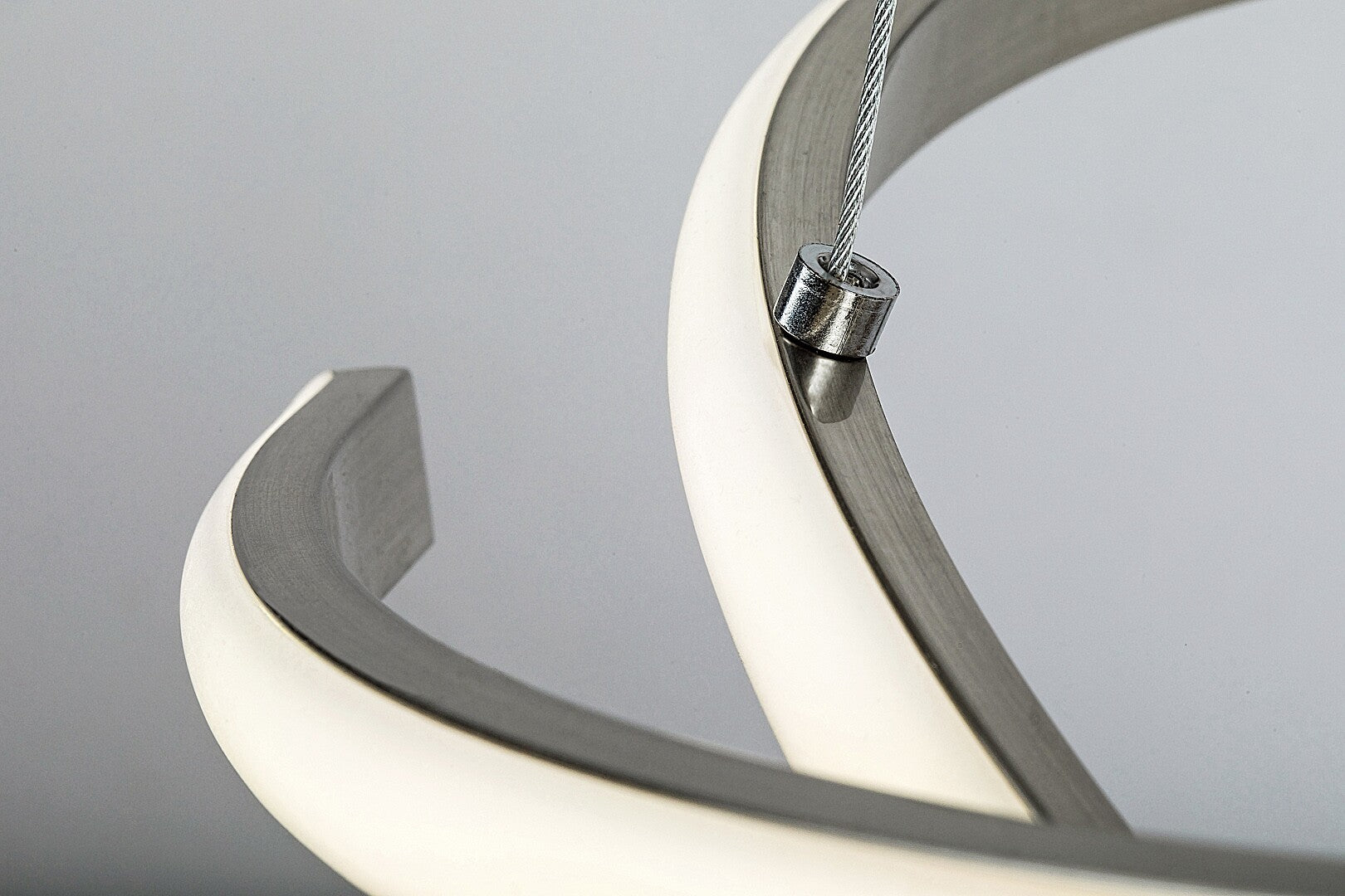 Esilda RABALUX LED pendant lamp – elegant light in attenuated chrome