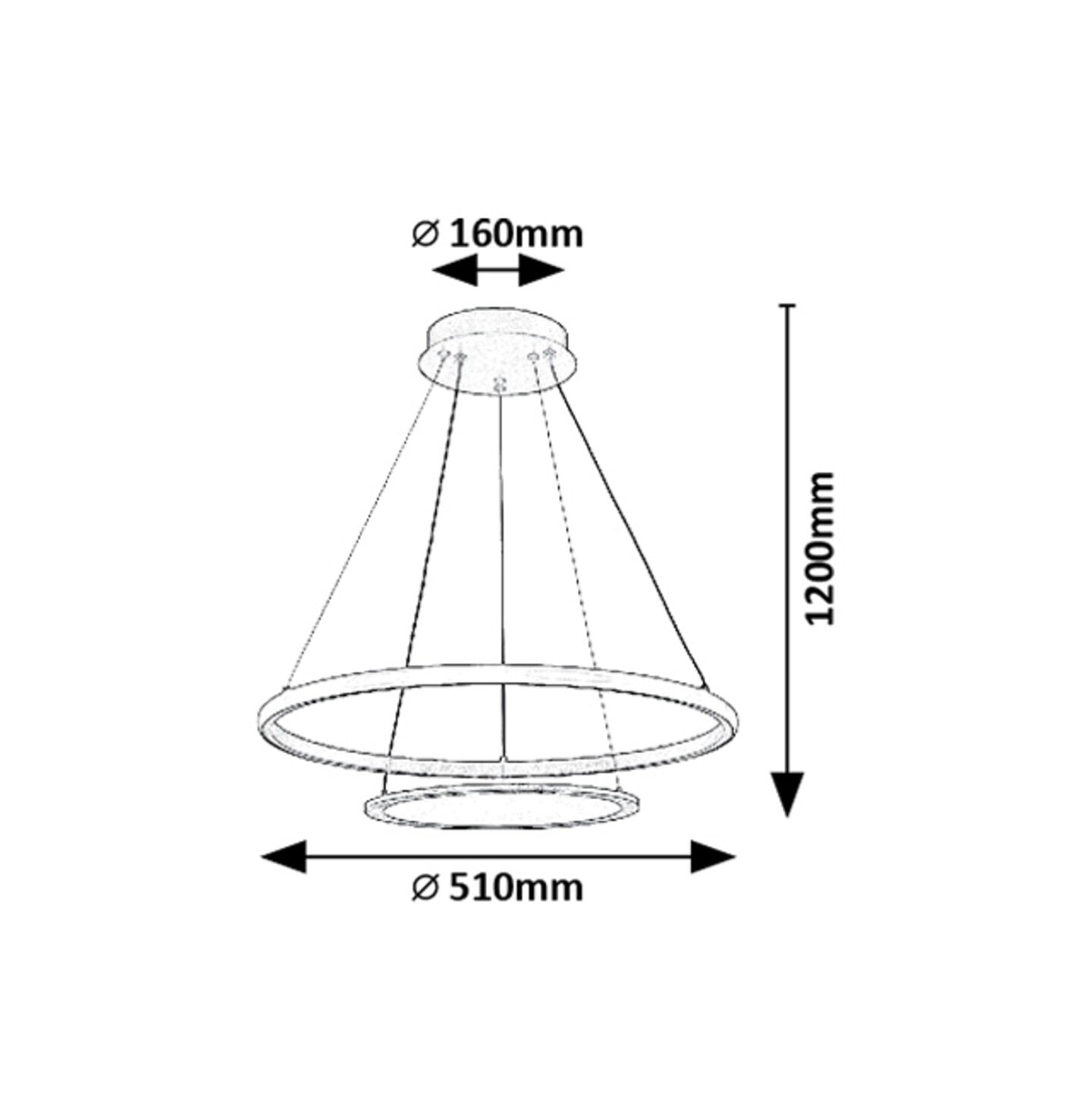 Jasero – hanging LED lamp with remote control and adjustable light | RABALUX