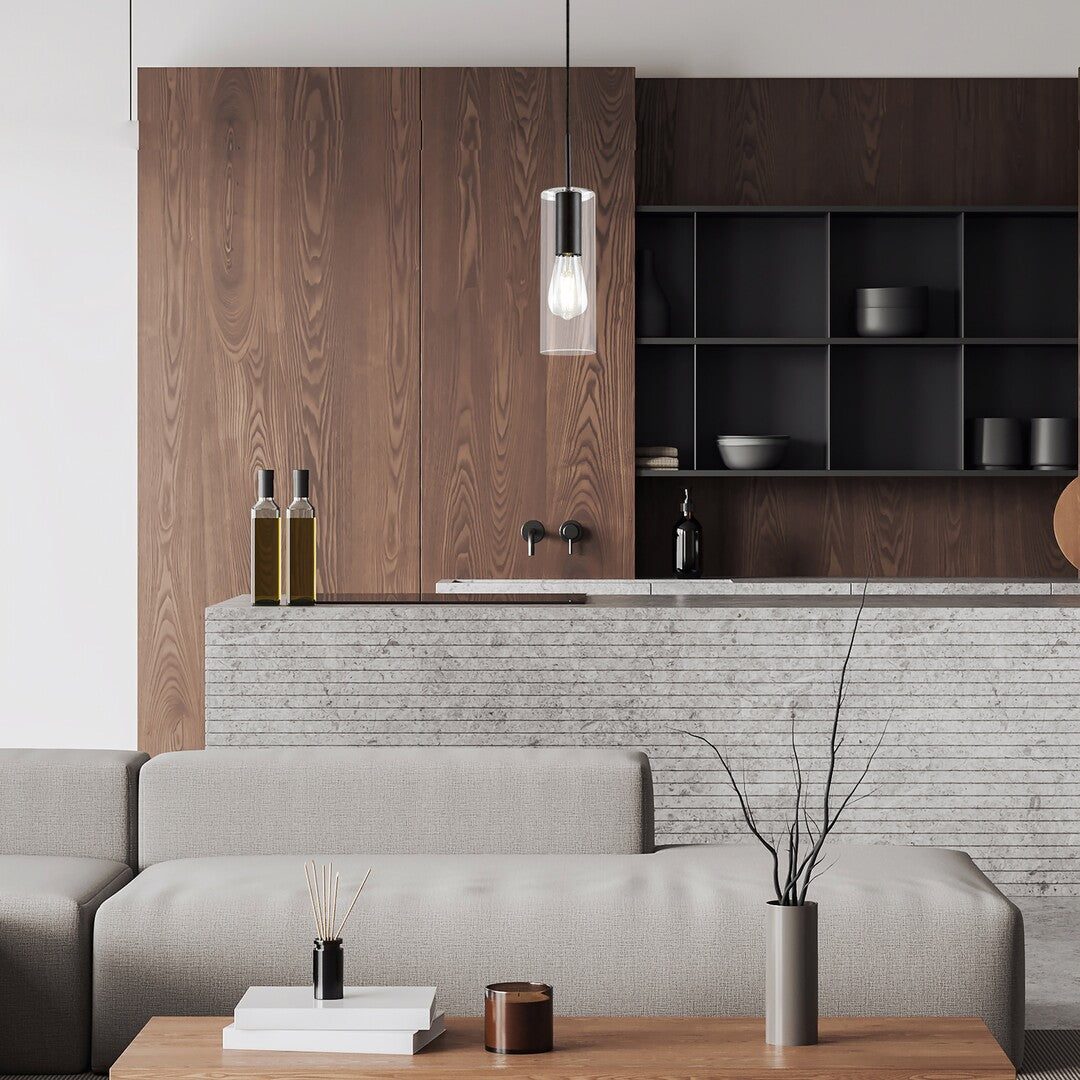 Esta RABALUX hanging lamp – modern with transparent lampshade, different colors