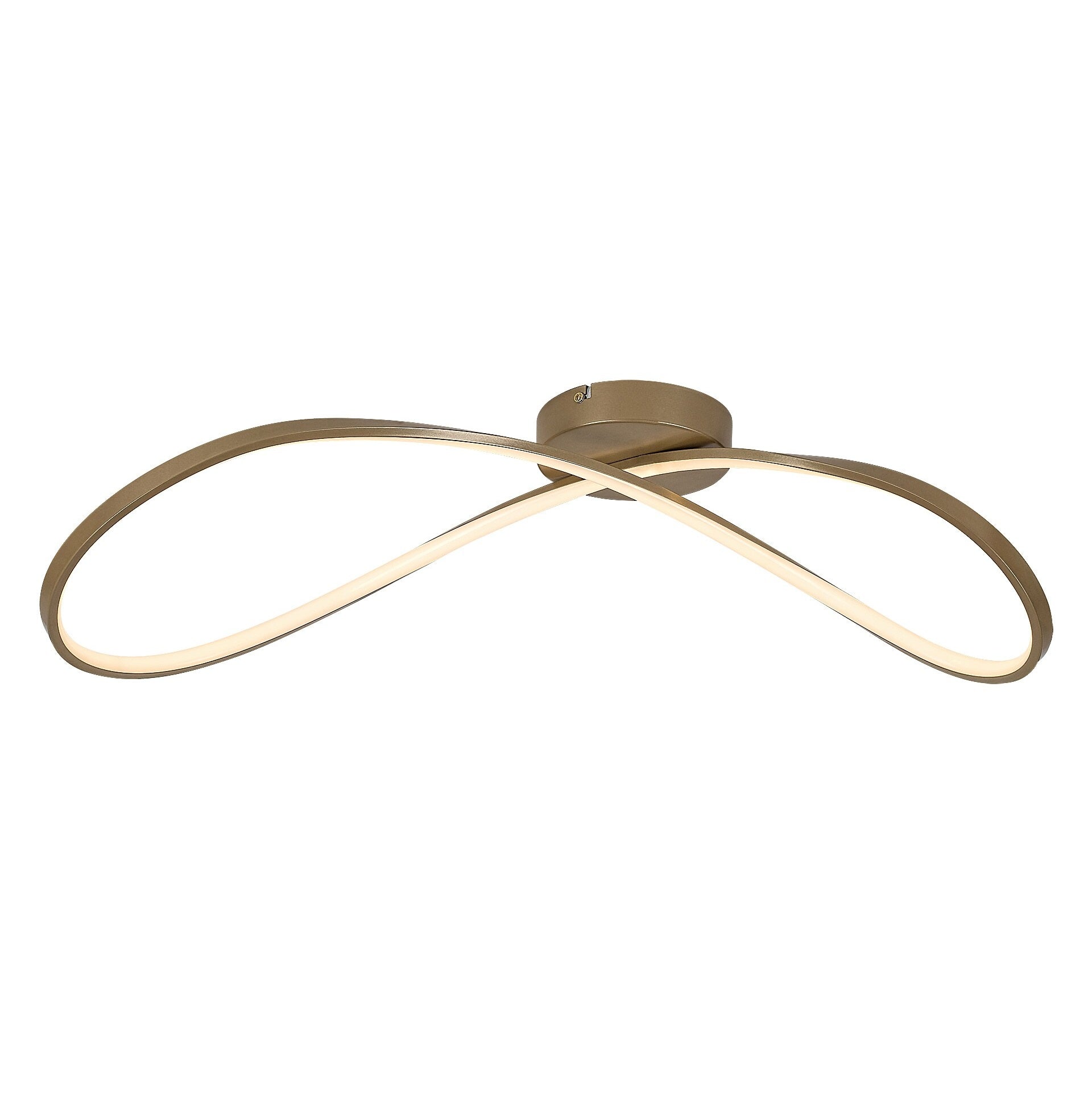 CASTIEL | Gold LED ceiling light – 30W, 3000K, modern design