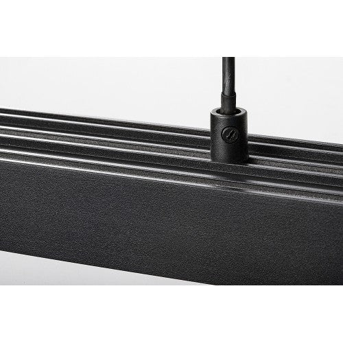 LED пендел TARIQ 72128 – черен алуминиев корпус с бял акрилен разсейвател, 30W | Rabalux