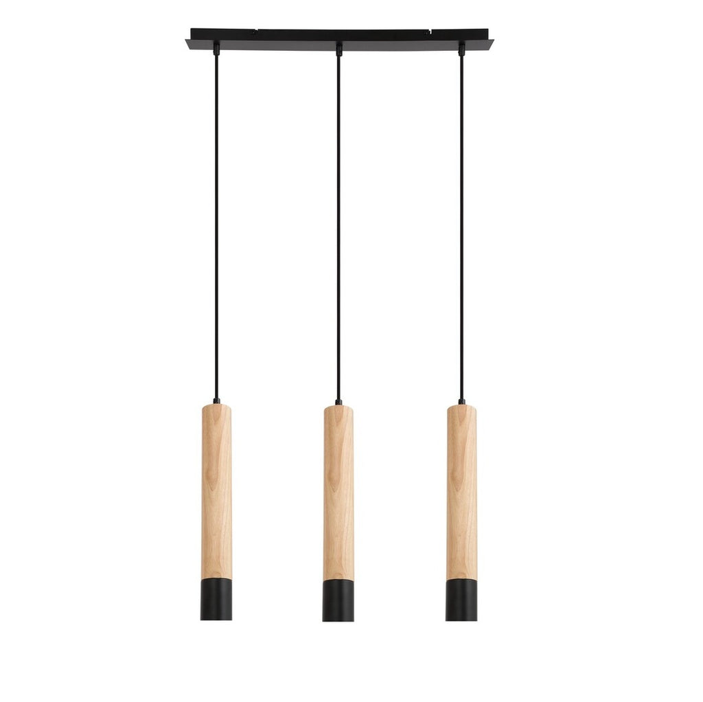 Braulia – RABALUX hanging lamp with wood and metal in industrial style