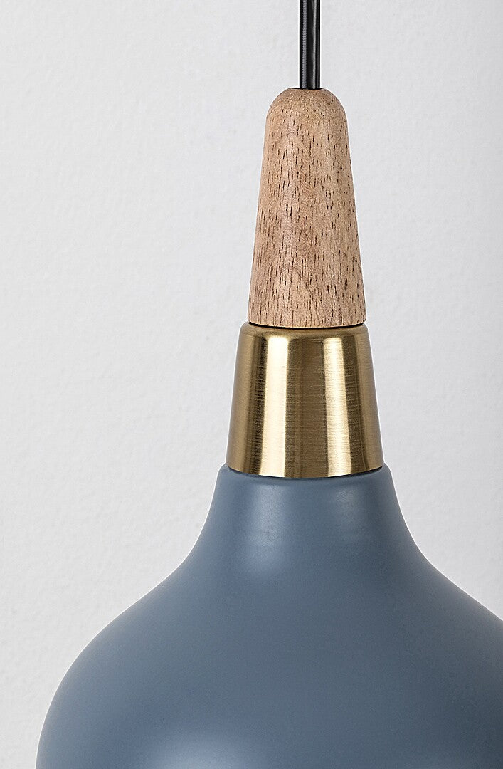 Drusilla – Grey Scandinavian-style pendant lamp with metal body | RABALUX