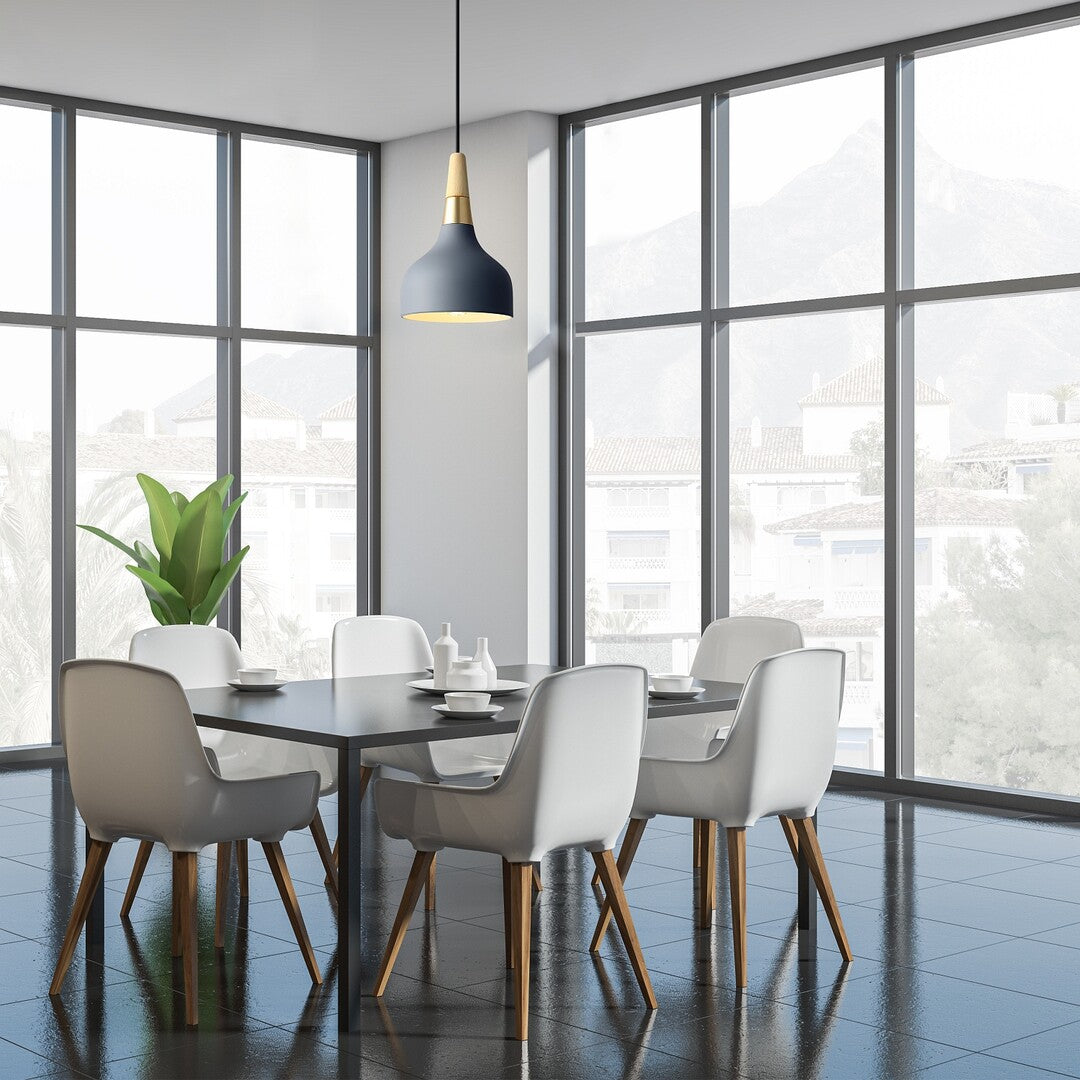 Drusilla – Grey Scandinavian-style pendant lamp with metal body | RABALUX