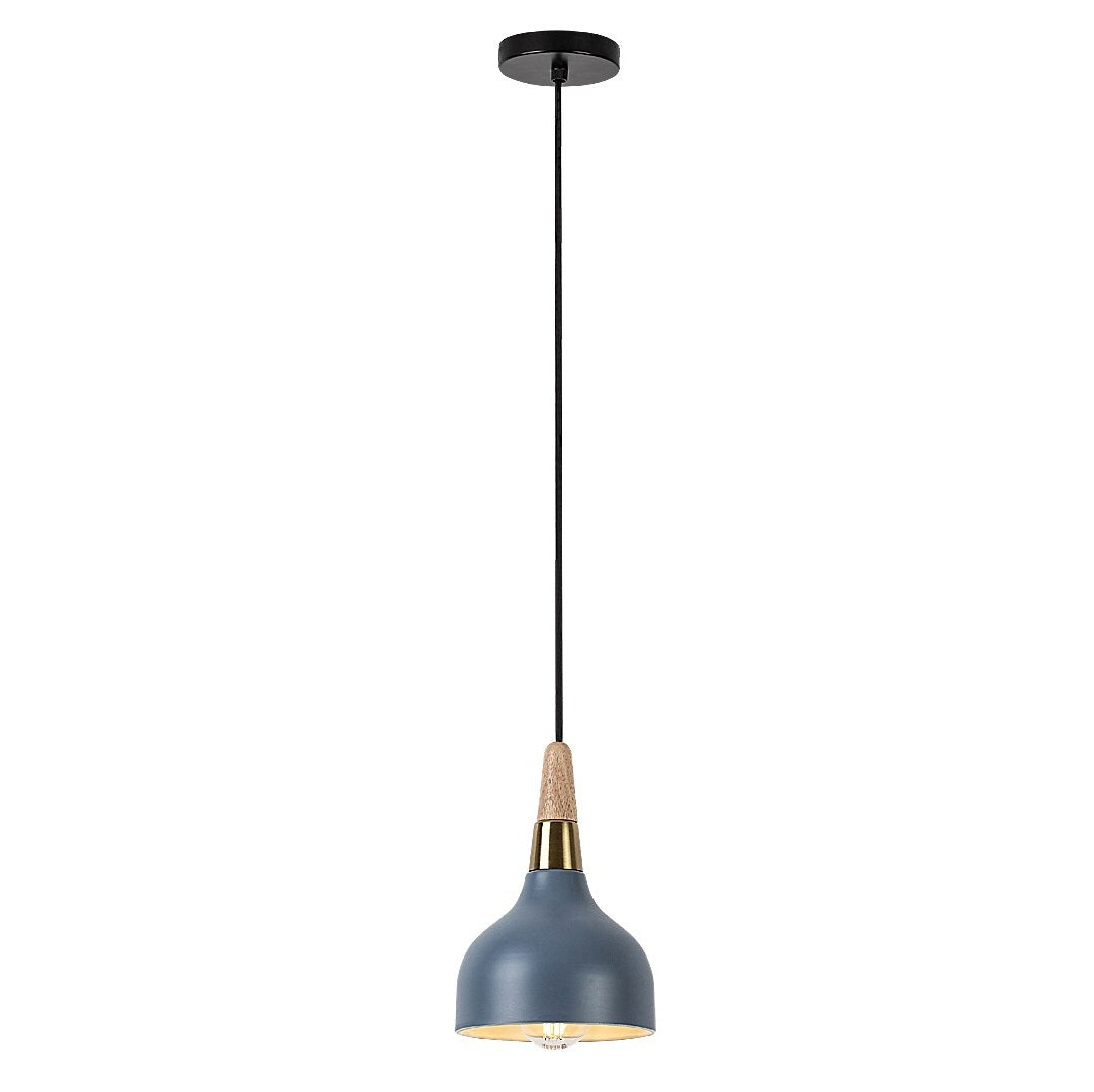 Drusilla – Grey Scandinavian-style pendant lamp with metal body | RABALUX