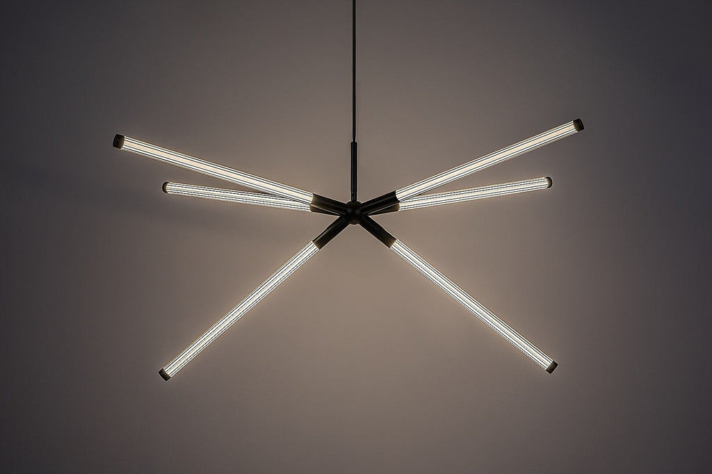 Nivaro – LED pendant lamp 36W, minimalist, black | RABALUX