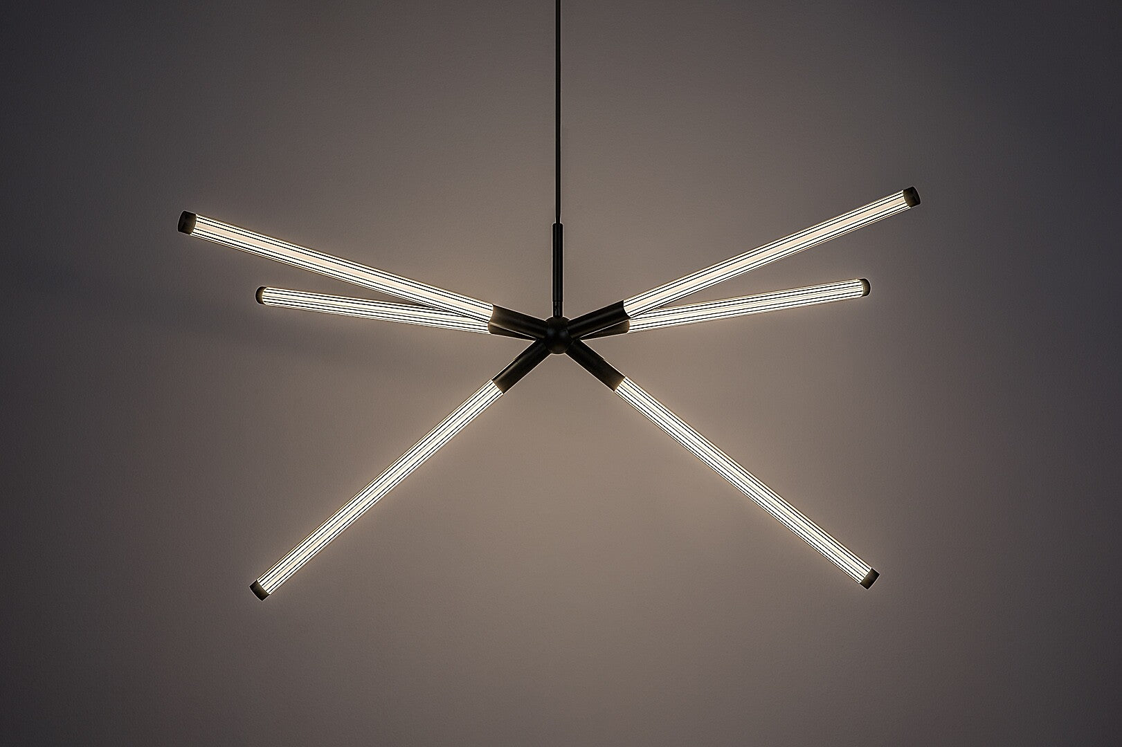 Nivaro – LED pendant lamp 36W, minimalist, black | RABALUX