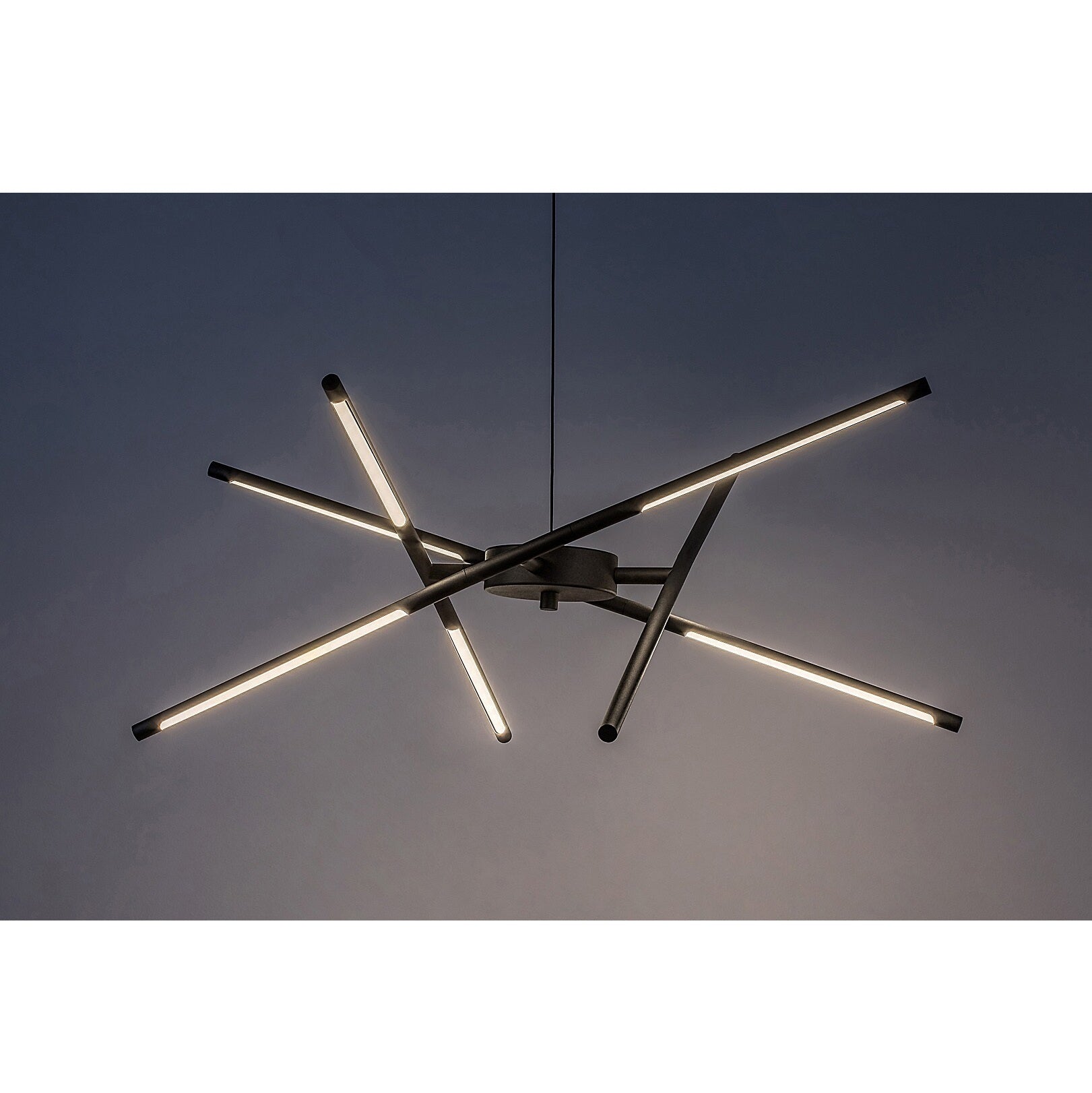 Henli – RABALUX LED pendant light, 30W, 3000K, black, 76 cm