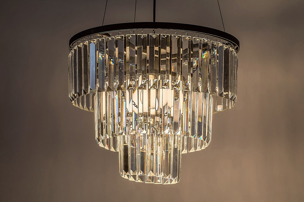 Eloisa – RABALUX pendant lamp with 3 clear glass shades