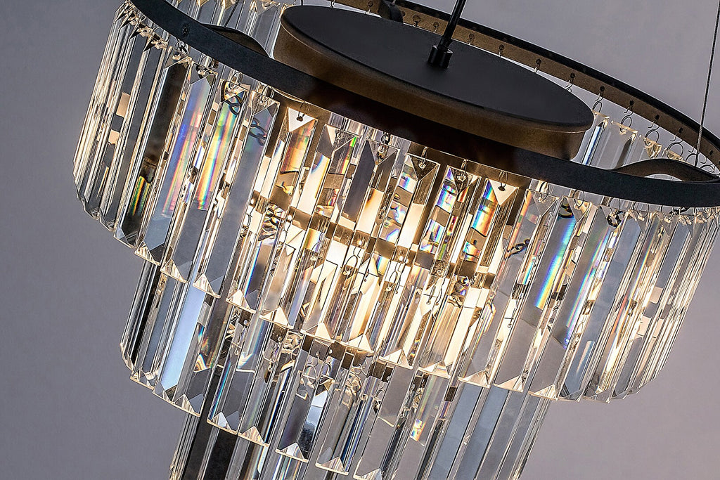Eloisa – RABALUX pendant lamp with 3 clear glass shades