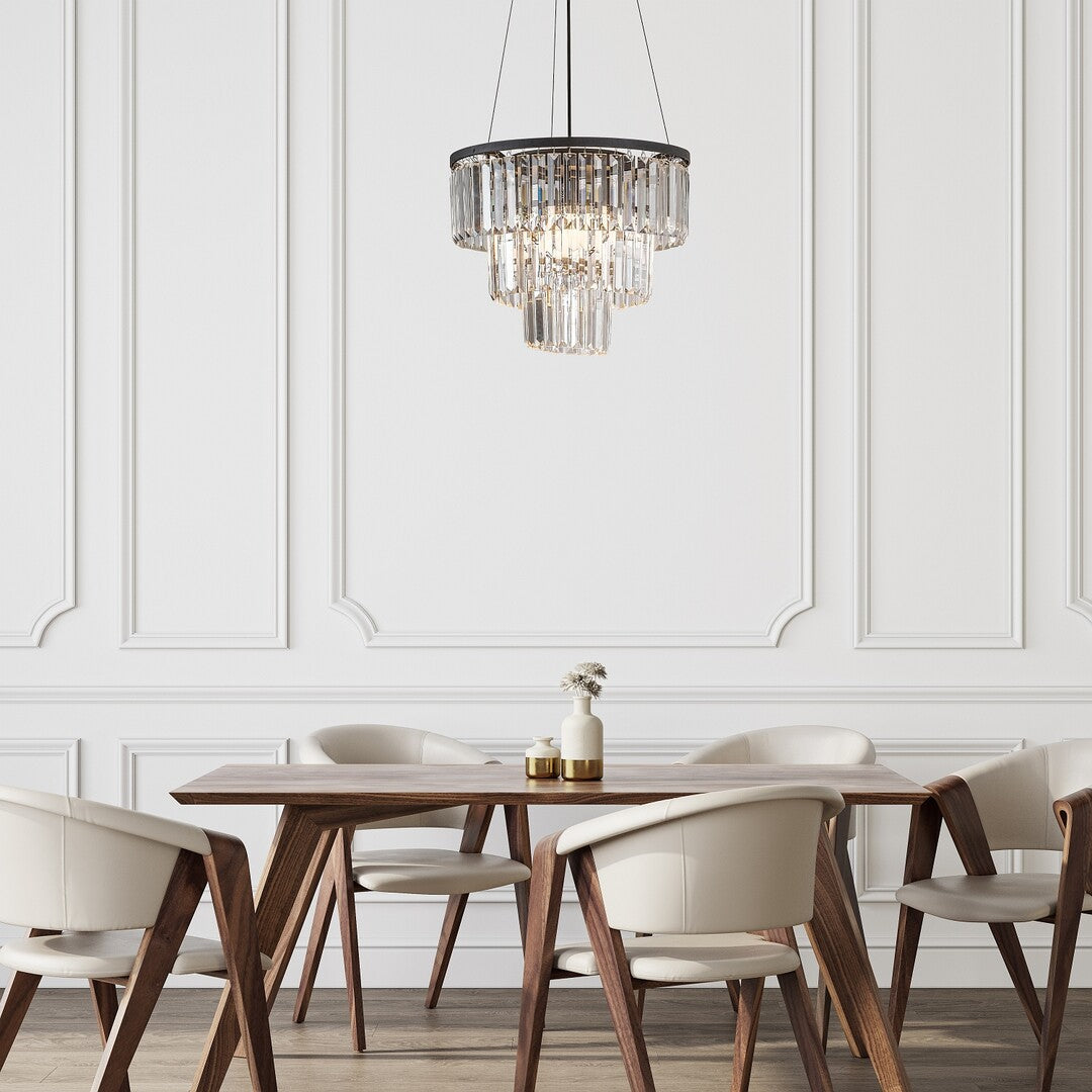 Eloisa – RABALUX pendant lamp with 3 clear glass shades