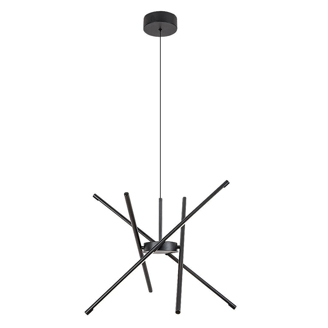 Henli 2 – Hanging LED lamp 40W, black, round shape | RABALUX