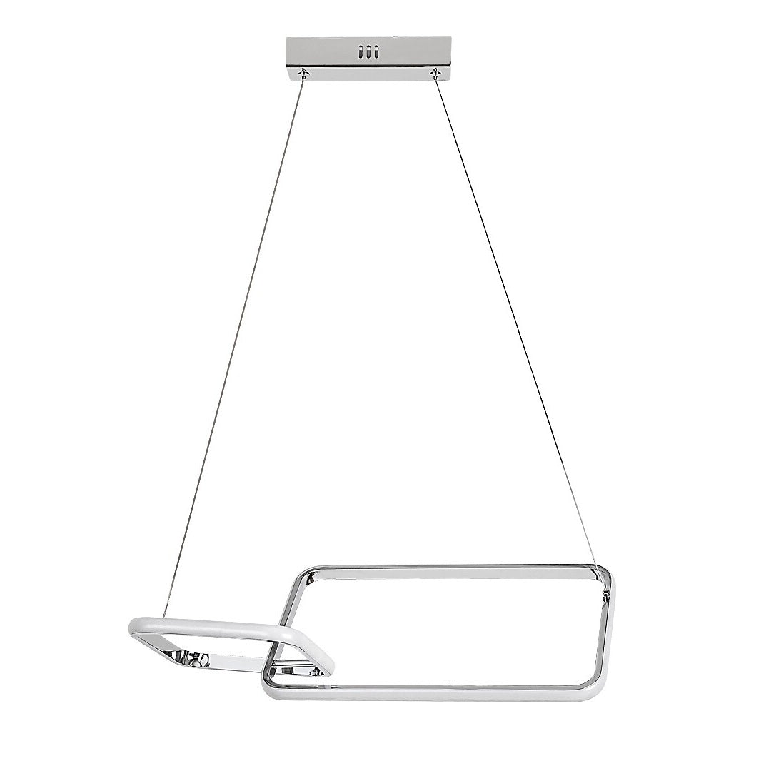 Malwen – chrome-plated LED pendant lamp, 36W, natural light | RABALUX
