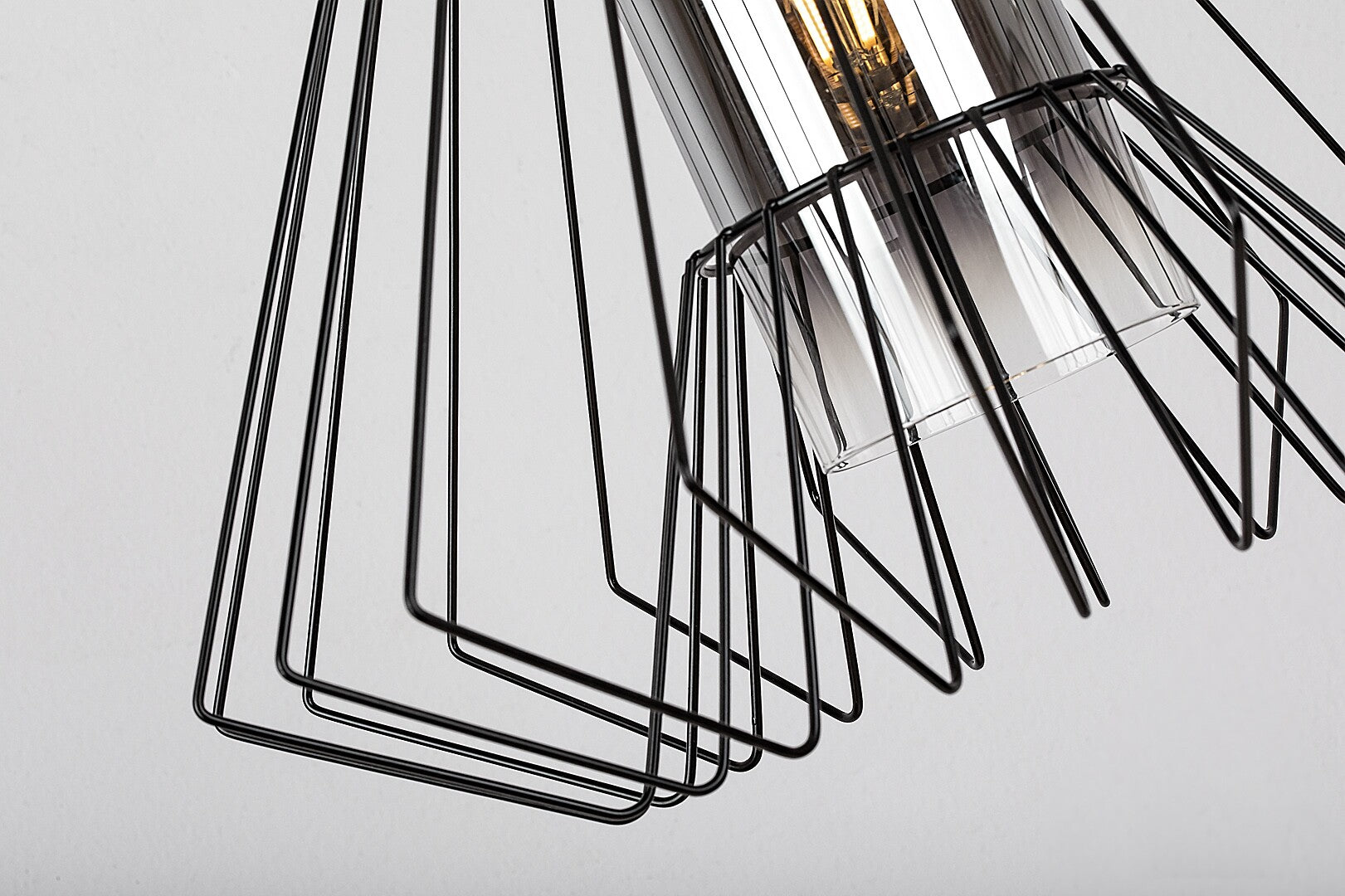 Emerencia – Industrial pendant lamp with dimmed glass, Ø40 cm | RABALUX