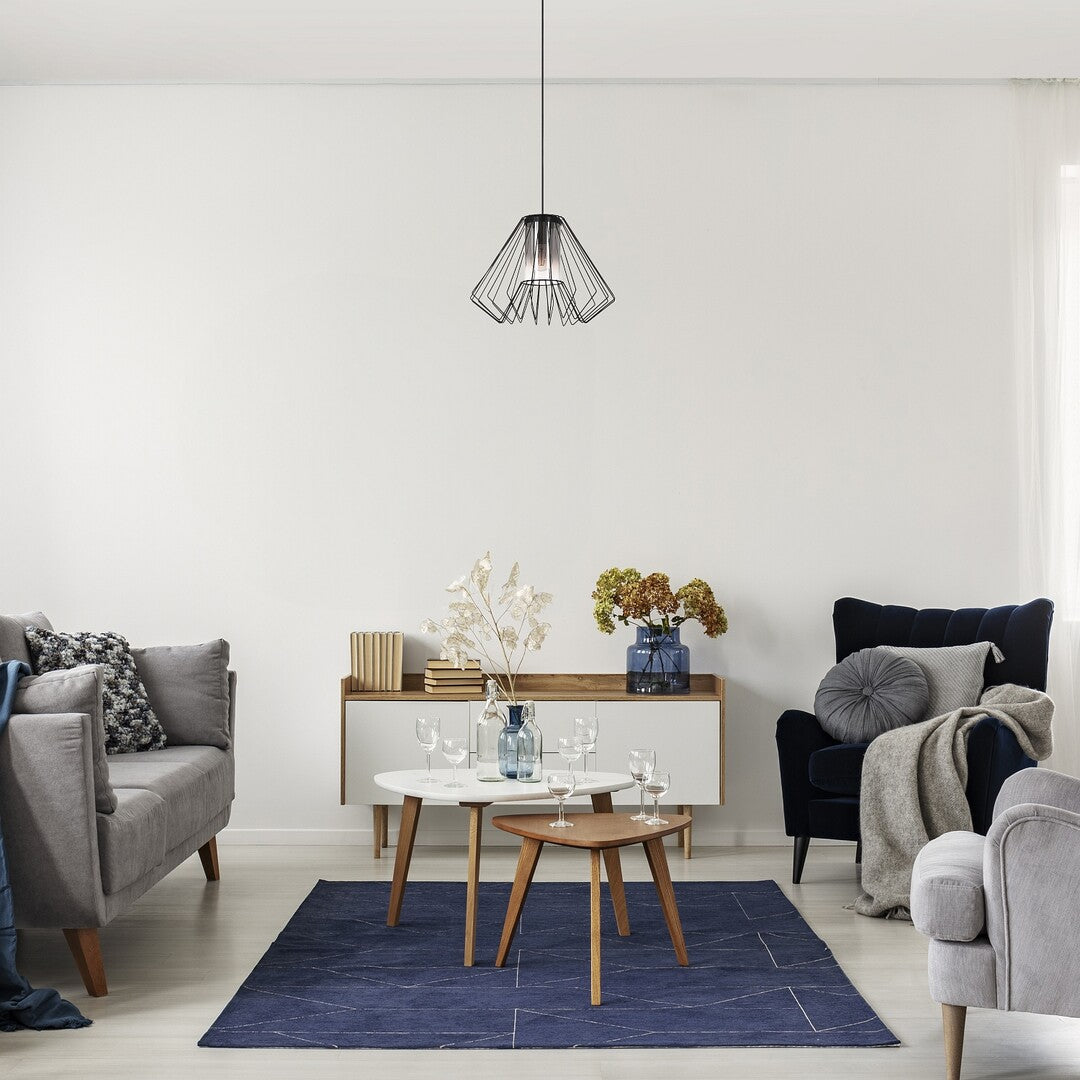 Emerencia – Industrial pendant lamp with dimmed glass, Ø40 cm | RABALUX