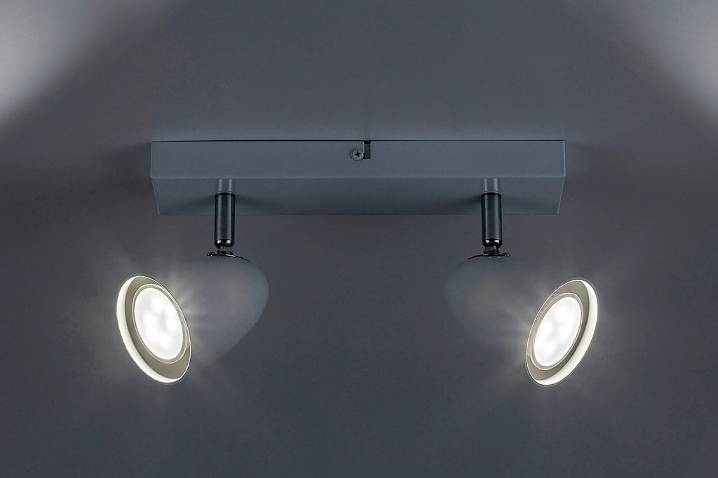 Perico RABALUX – Modern ceiling lamp, white, 2xGU10